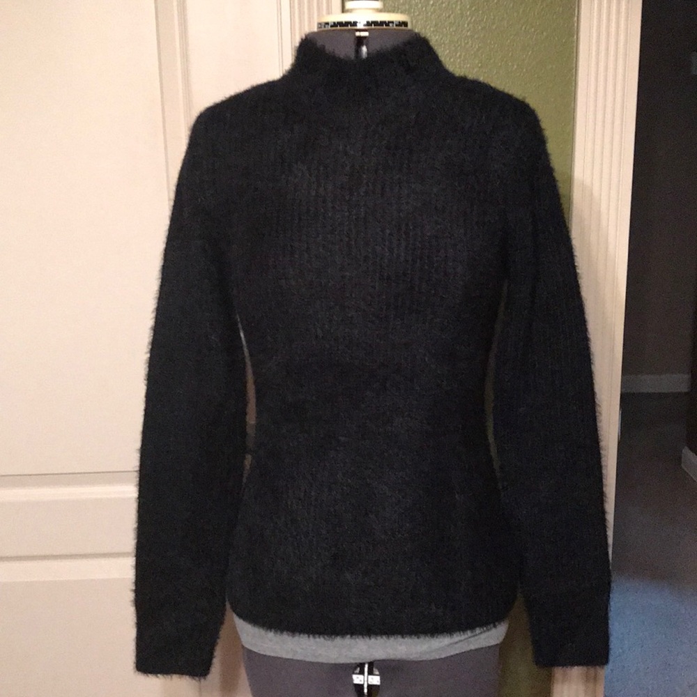 Black Fuzzy Sweater